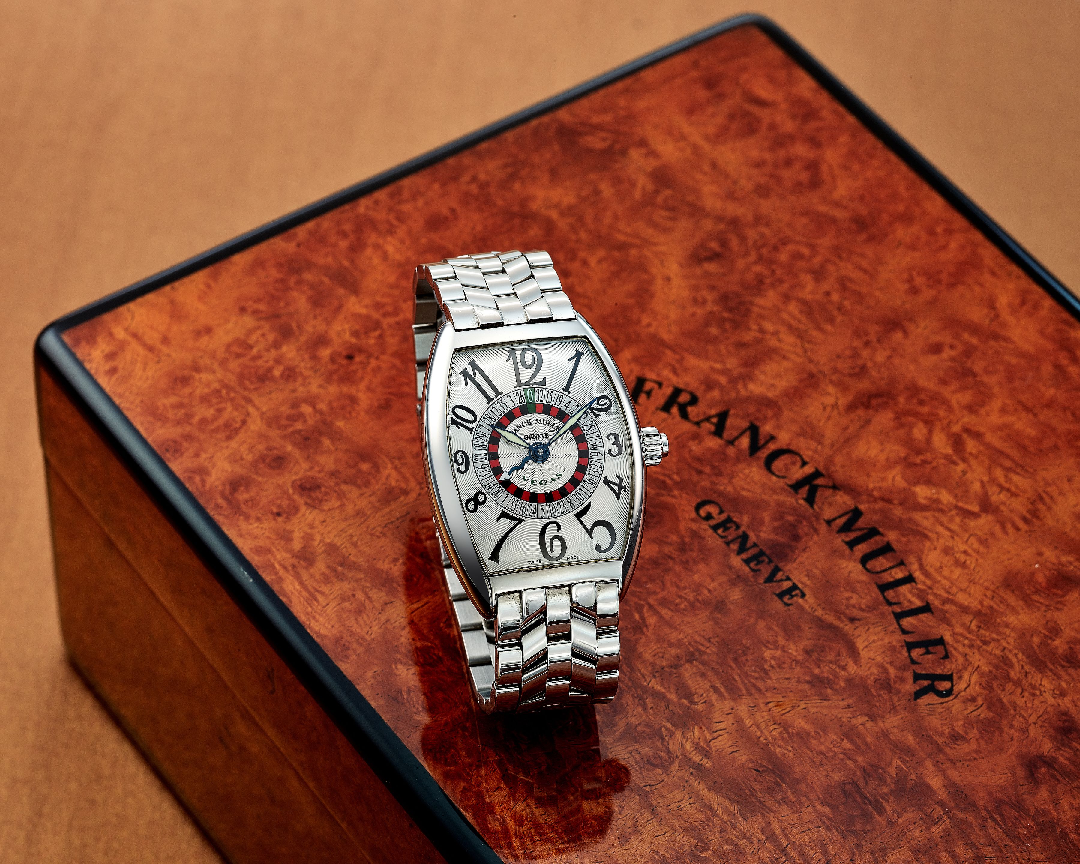 Bonhams FRANCK MULLER VEGAS, A STAINLESS STEEL