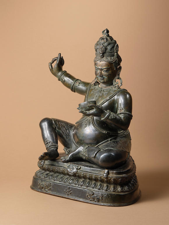 Bonhams Cornette de Saint Cyr : STATUETTE DE TSANGNYON HERUKA EN ...