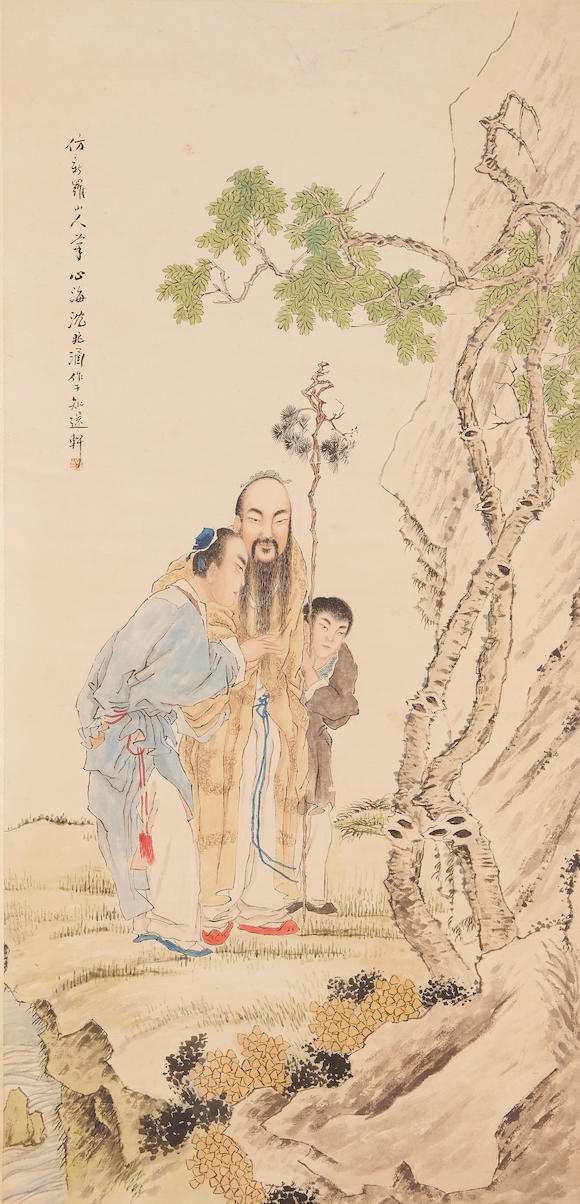 Bonhams : Shen Xinhai (1855-1941) Figures