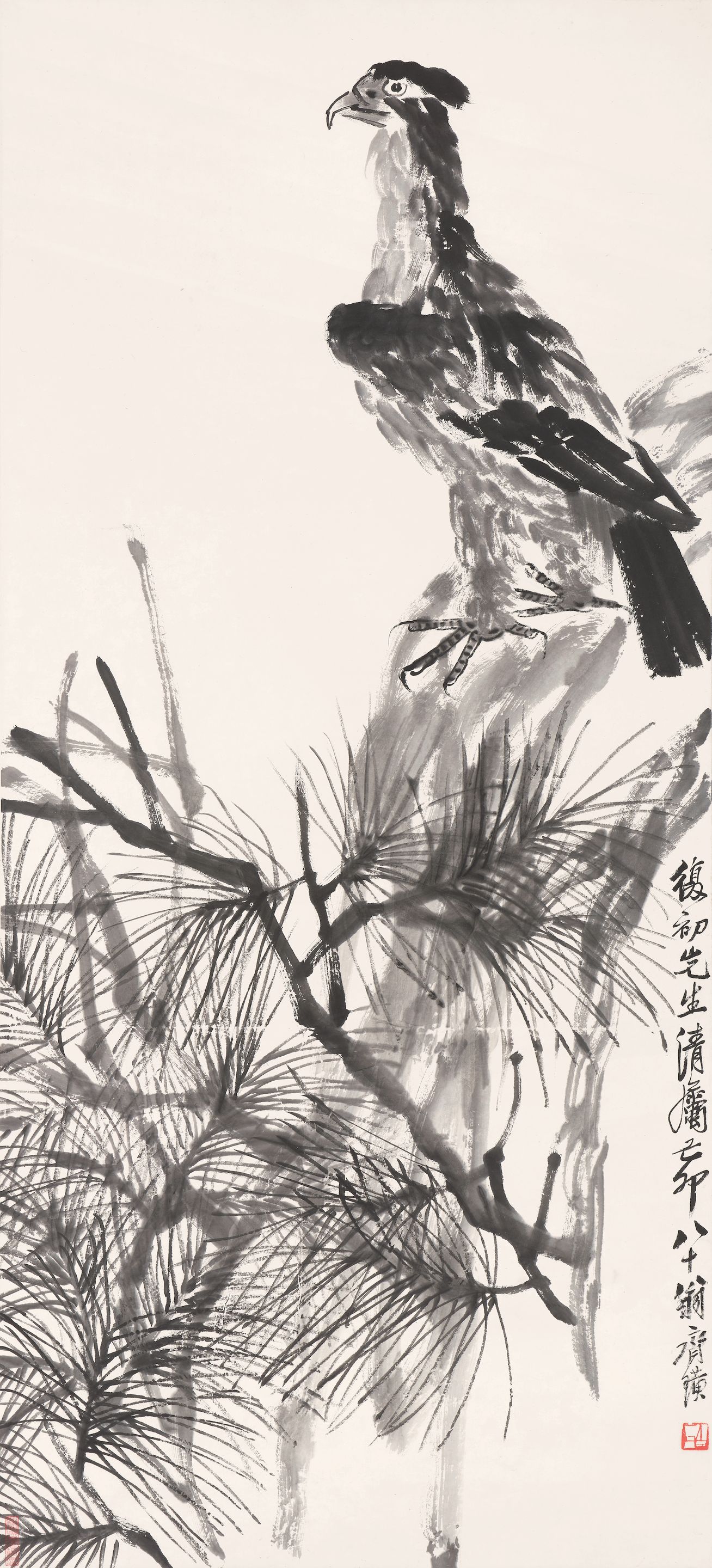 Eagle on the Pine