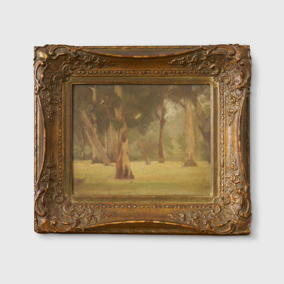 Bonhams : Max Meldrum (1875-1955) Eltham Park, 1913 Frame original ...