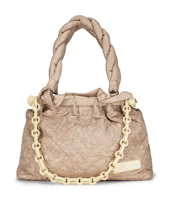 Bonhams LOUIS VUITTON A LIMITED EDITION BEIGE CALFSKIN MONOGRAM