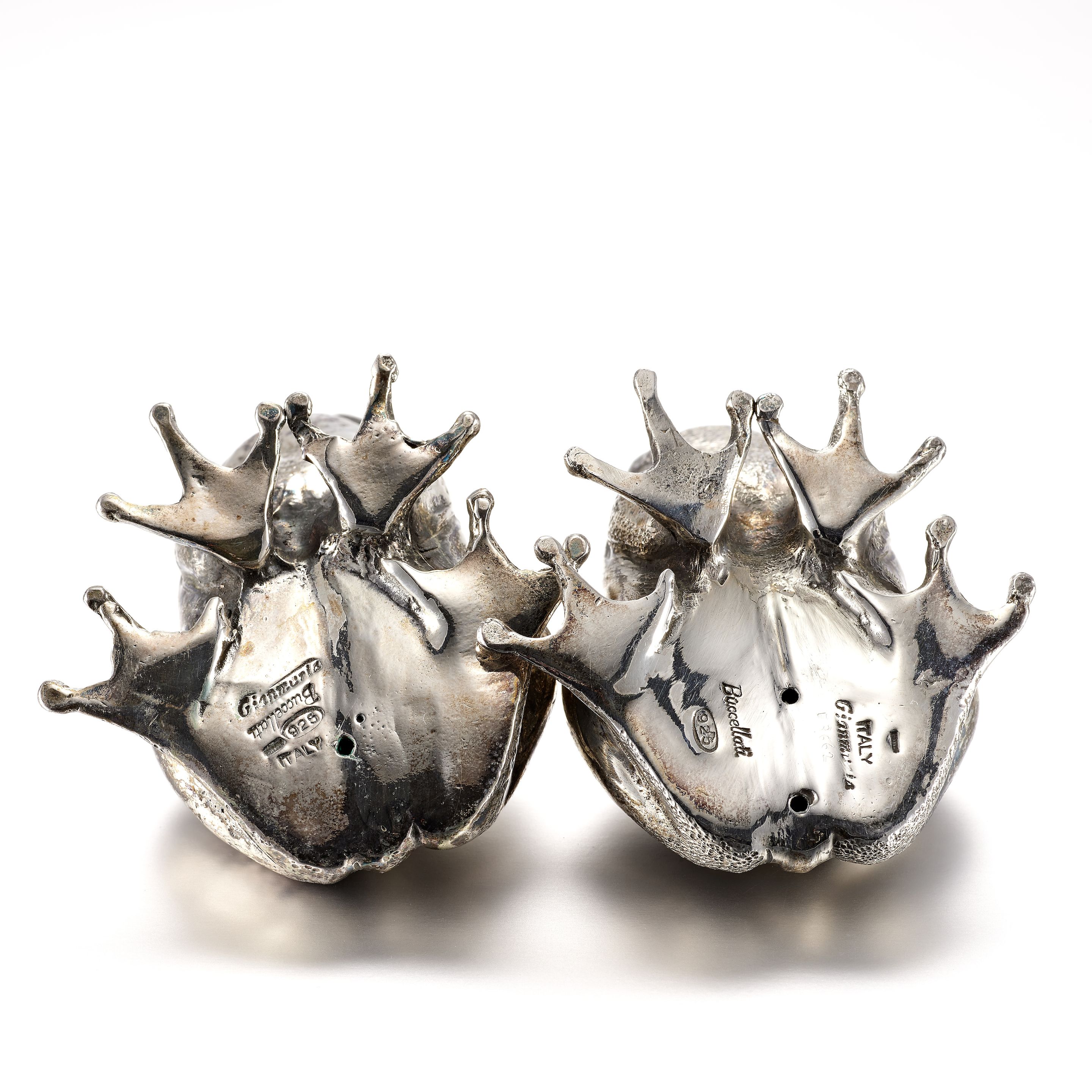 Embout De Spectacle Sliesters - Argent Sterling - Personnalisé - Motif Grenouille - Occasion