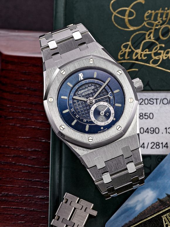 25920st Bonhams : AUDEMARS PIGUET | ROYAL OAK QUANTIÈME ANNUEL, REF.25920ST, A ...