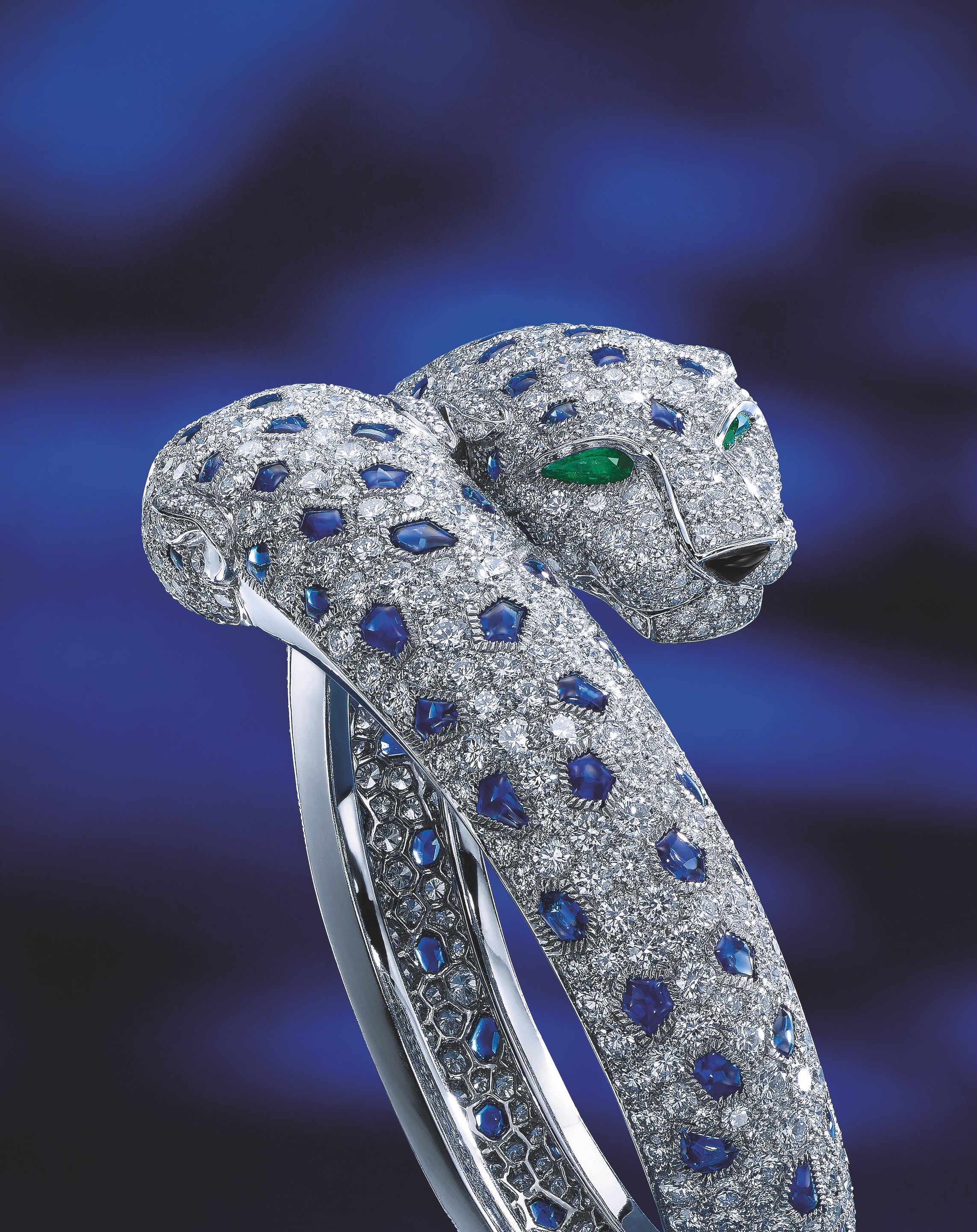 Bonhams CARTIER: DIAMOND, SAPPHIRE, EMERALD AND ONYX 'PANTHÈRE