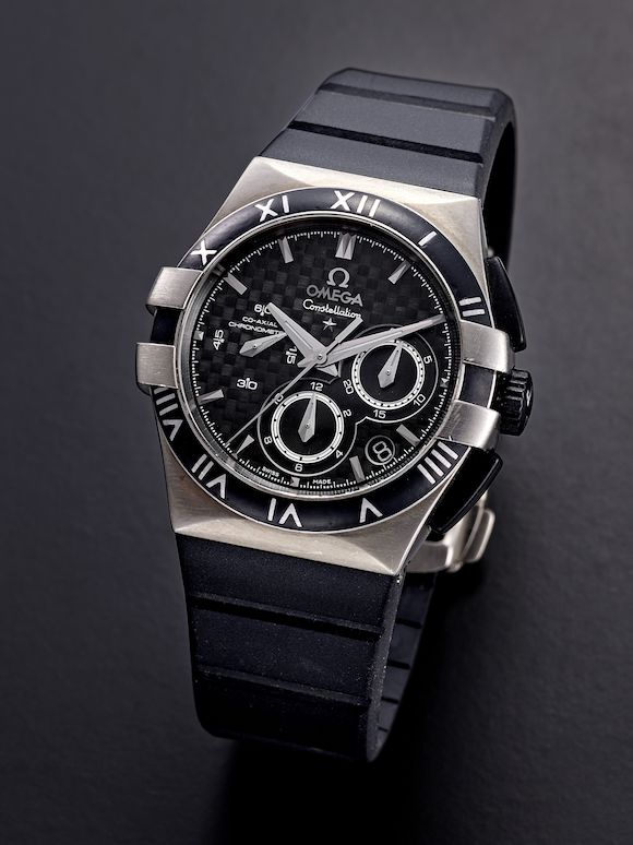 Bonhams : [NO RESERVE] OMEGA | CONSTELLATION DOUBLE EAGLE MISSION HILLS ...