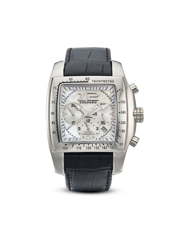 Bonhams : [NO RESERVE] CHOPARD | TYCOON, REF.8961, A STAINLESS STEEL ...