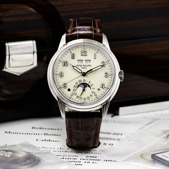 Bonhams : PATEK PHILIPPE | GRAND COMPLICATIONS, REF.5320G-001, A WHITE GOLD PERPETUAL CALENDAR WRISTWATCH WITH MOON PHASES, LEAP YEAR AND DAY/NIGHT INDICATION, CIRCA 2022