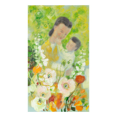 Le Pho (Vietnamese-French, 1907-2001) La Maternité