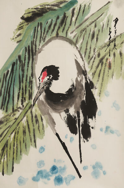 WANG ZIWU (1936-2021) Crane