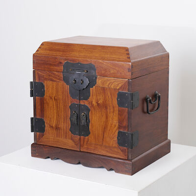 A HUANGHUALI DESKTOP CHEST, GUANPIXIANG Mid 20th century