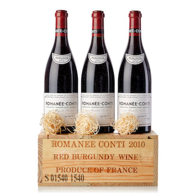 Domaine de la Romanée-Conti Romanée Conti, 2010 (3x 750ml)