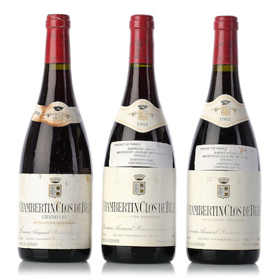 Domaine Armand Rousseau Chambertin Clos de Bèze, 1988 (3x 750ml)