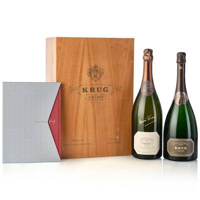 Krug Assortment case (2x Magnum) Krug Collection, 1962 (1 ) Krug, 1982 (1 )