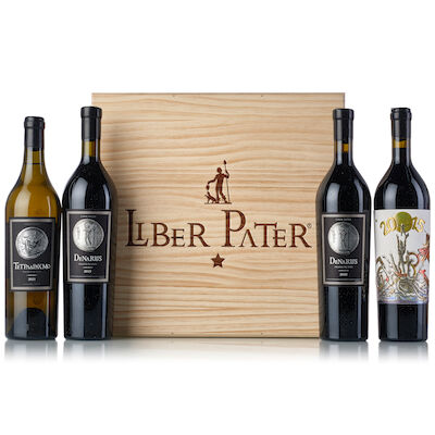 Liber Pater and Denarius Collection Case (4x 750ml) | Exclusive Experience (for 2 Guests) Liber Pater, 2015 (1 ) Denarius, 2019 (1 ) Denarius, 2020 (1 ) Tetradrachm, 2021 (1 )