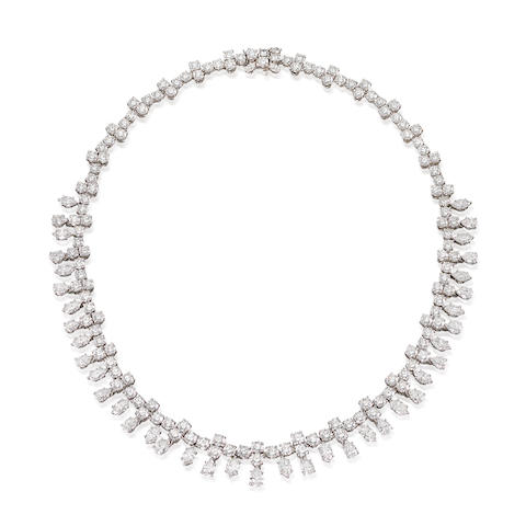 Bonhams : A diamond necklace, by Harry Winston