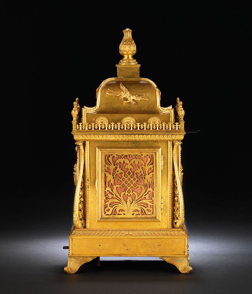 An exceptional Chinese ormolu paste-set clock Qianlong, Guangzhou workshops