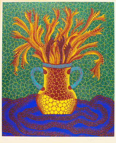 Bonhams Yayoi Kusama B 1929 草間彌生 Flowers C 花 This Is Number 50 From An Edition Of 50 Plus 6 Artist S Proofs And 4 Printer S Proofs Printed By Okabe Tokuzo Bonhams Yayoi Kusama B 1929 草間彌生 Flowers C 花 This Is Number 50 From An Edition Of 50 Plus 6 Artist S Proofs And 4 Printer S Proofs Printed By Okabe Tokuzo