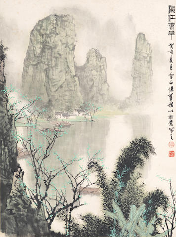 Bonhams : Bai Xueshi (1910-2011) Lijiang in Spring
