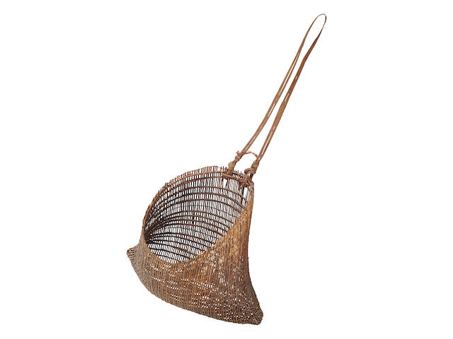 An Impressive Jawun (bicornual basket), Queensland, 19th Century width: 46.0cm