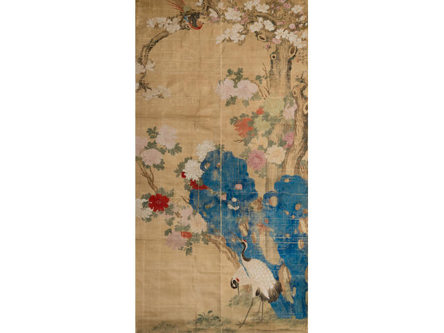 Zhang Ling (18th century) Birds and Flowers