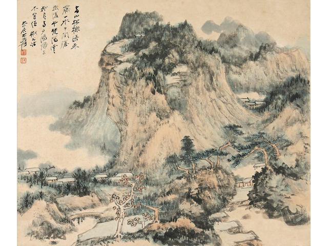 Zhang Daqian (1899-1983) Forest Landscape