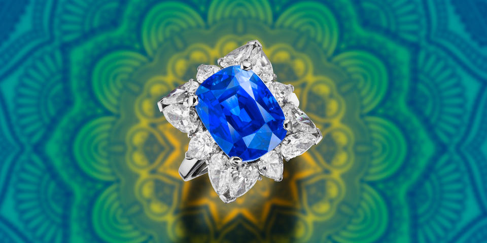 A Rare Sapphire and Diamond Ring, by Mouawad