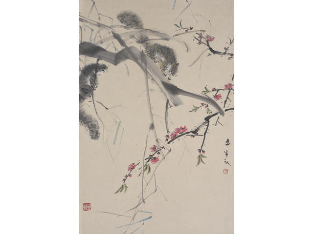 Chen Wen Hsi (1906 - 1991) Squirrels