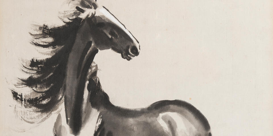 Xu Beihong (1895-1953)  Standing Horse