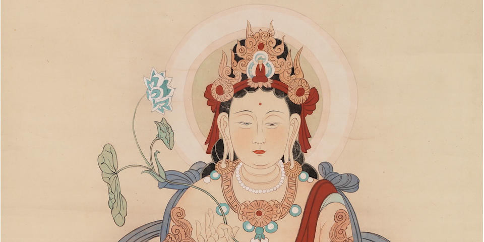 Pu Ru (1896-1963) Goddess of Compassion
