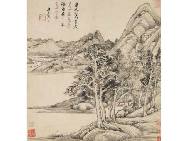 Dong Qichang (1555-1636) Landscape After Huang Gongwang (1269-1354)