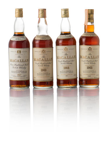 Bonhams Macallan 1962 1 Macallan 1963 1 Macallan 1964 1 Macallan 1965 17 Year Old 1