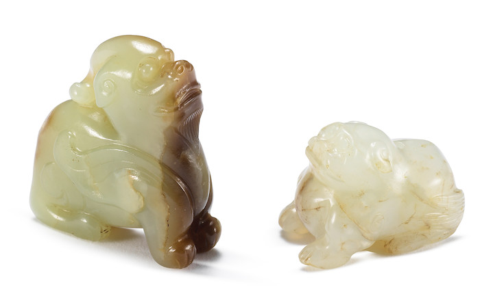 Bonhams : Two jade animals Song/Ming Dynasty (2)