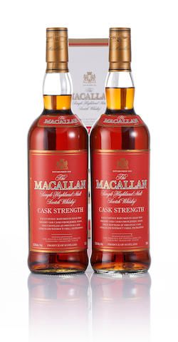 Bonhams Macallan Cask Strength Red Label 2