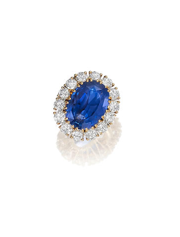 A Sapphire and Diamond Ring, by Van Cleef & Arpels