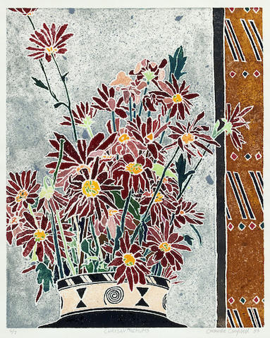 Cressida Campbell (born 1960) Chrysanthemums, 1984