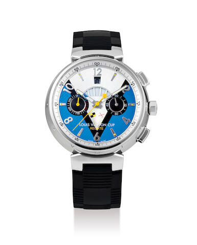 Bonhams Louis Vuitton A Stainless Steel Regatta Cup Tambour Automatic Wristwatch Bonhams Louis Vuitton A Stainless Steel Regatta Cup Tambour Automatic Wristwatch