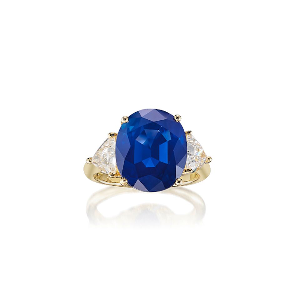 An Important Sapphire and Diamond Ring