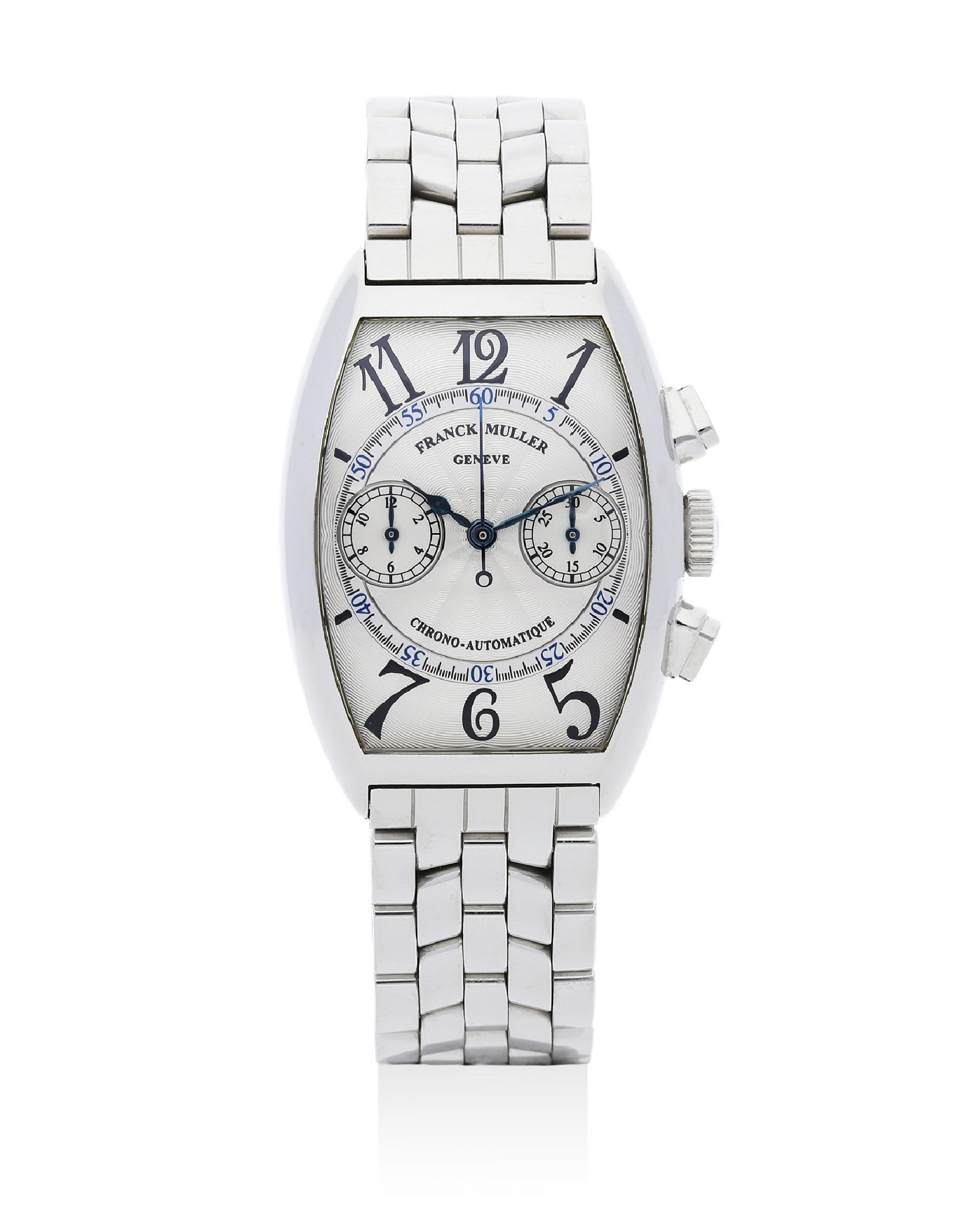 Franck Muller | Master of Complications, A Stainless Steel Tonneau-Shaped...