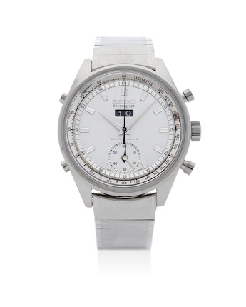 Seiko. A Stainless Steel Manual Wind Chronograph Bracelet Watch, 1964 Tokyo Olympics Officials' Watch with Lap Counter, Ref.5718-8000, No.4705196 image 3