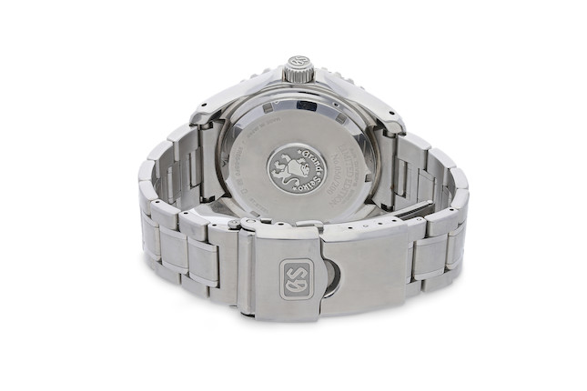 Bonhams : Grand Seiko. A Titanium Limited Edition Automatic Diver's  Calendar Bracelet Watch, 'Spring Drive' , /200, With Box,  Guarantee and Manual
