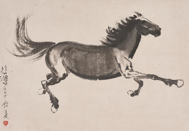 Xu Beihong (1895-1953) Galloping Horse