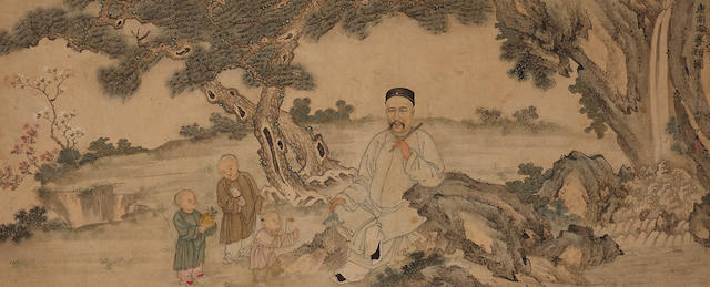 Zheng Shixuan (1901-1982)  Portrait of Kang Youwei