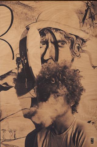 Greg Weight (born 1946) Brett Whiteley with Smoke, 1971