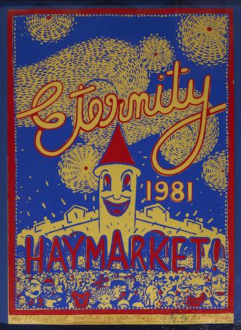 Martin Sharp (1942-2013) Eternity Haymarket!, 1977
