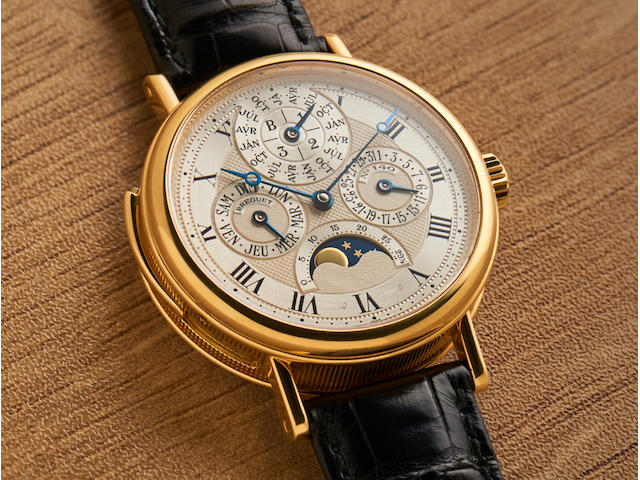 Breguet. A Yellow Gold Minute Repeating Wristwatch, #140