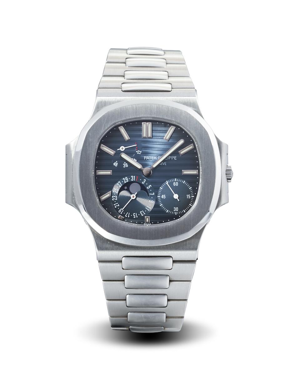 Bonhams : Patek Philippe. A Stainless Steel Bracelet Watch, Ref.3712A ...
