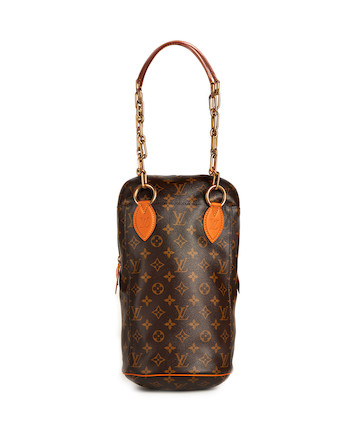 Bonhams : Louis Vuitton and Karl Lagerfeld Limited Edition Monogram  Iconoclast Punching Bag PM, c. 2014, (Includes padlock, keys, luggage tag  and KL dust bag)