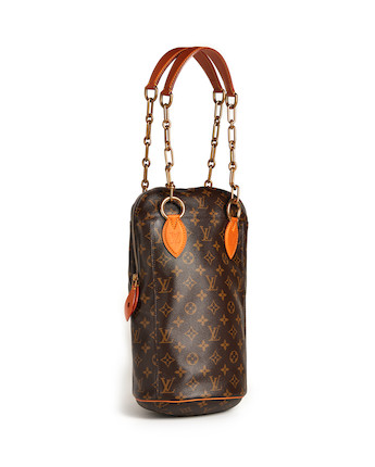 Bonhams : Louis Vuitton and Karl Lagerfeld Limited Edition Monogram  Iconoclast Punching Bag PM, c. 2014, (Includes padlock, keys, luggage tag  and KL dust bag)