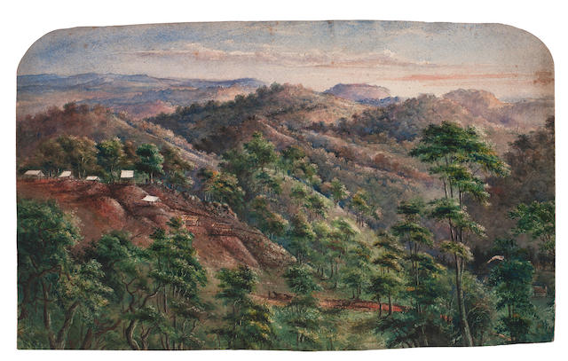 Edward Thomson (1822-1873) Woods and Kellys Claim, Iron Bark Quarts Reef, c.1860